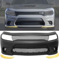 Fits 15-22 Dodge Charger SRT Hellcat Conversion Front Bumper Cover