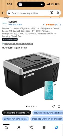 Car cooler refrigerator