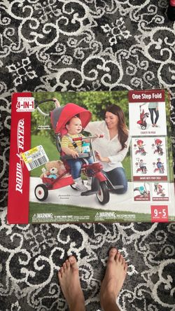 Baby Stroller Tricycle 4-in-1 — Radio Flyer, 9mo–5yr