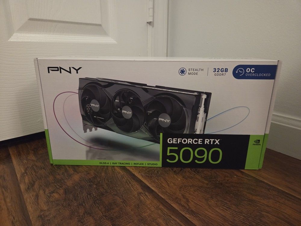 PNY NVIDIA GeForce RTX 5090 32GB GDDR7 OC Edition – Open Box, Tested, Ready!