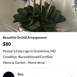 Mother’s Day!   Artificial Orchid 