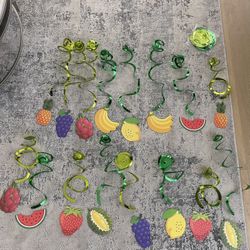 Year Two Birthday Decorations  Twotti Fruity