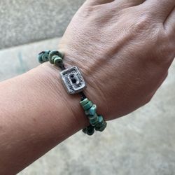 Turquoise And Sterling Silver Bracelet