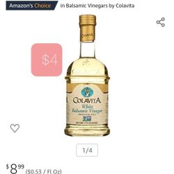 Colavita White Balsamic Vinegar, 17 Ounce

