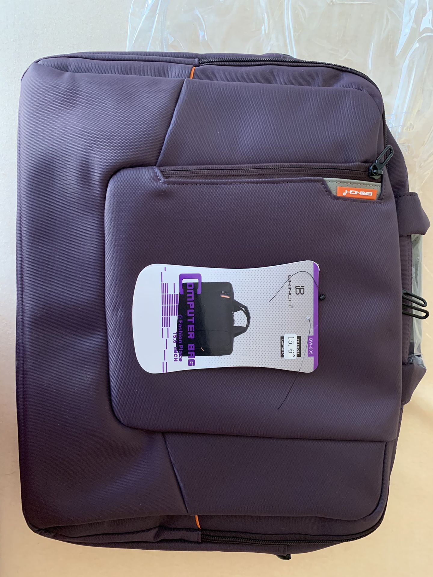 Computer Bag/Briefcase Purple Waterproof 15.6”