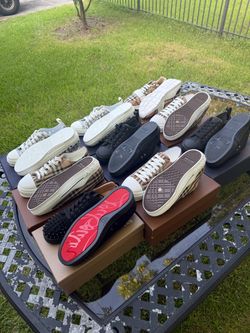 Designer Sneakers – Dior&Burberry– Sizes 9 & 10