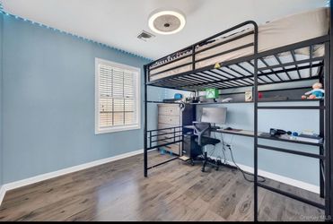 Gaming Full size Bunk Bed with desk