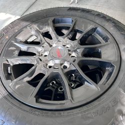 20” Toyota TRD Rims & Tires OEM