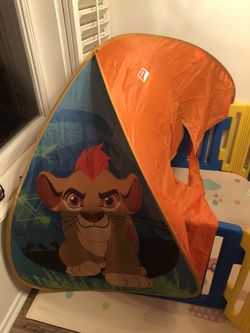 Play hut lion kind bed tent