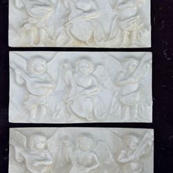 Three Angelic Decorative Tiles
