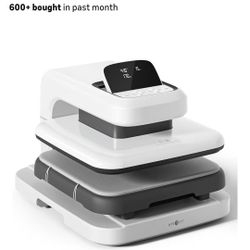 HTVRONT Auto Heat Press 2 - Heat Press Machine for T Shirts with Adjustable Pressure & Higher Heating Height, Heats Up Fast & Evenly Heat Press 15x15 