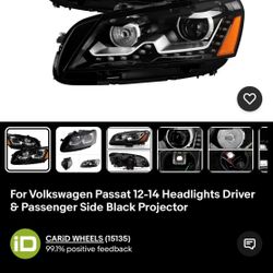2012-15 VW Passat B7 Euro Projector Headlights