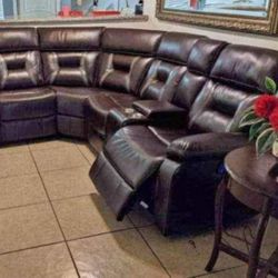 New Power Recliner Sectional Couch! Free Delivery 🚚! Financing Available!