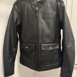 New Harley-Davidson Buffalo Leather Jacket M Size 