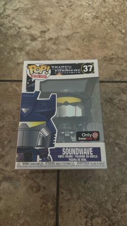 Funko Pop! Transformers Soundwave #37 GameStop Exclusive – Battle Damaged – Mint in Box