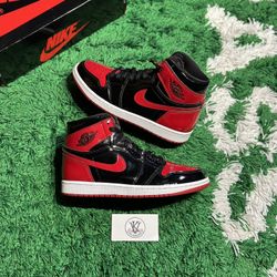 Size 8 - Jordan 1 High Patent Bred