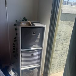 Shelves and Storage Bins