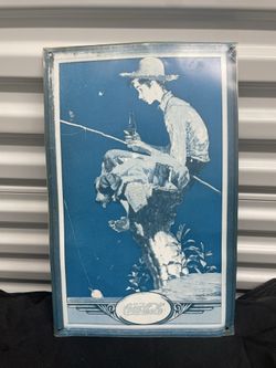 Coca-Cola tin advertising sign