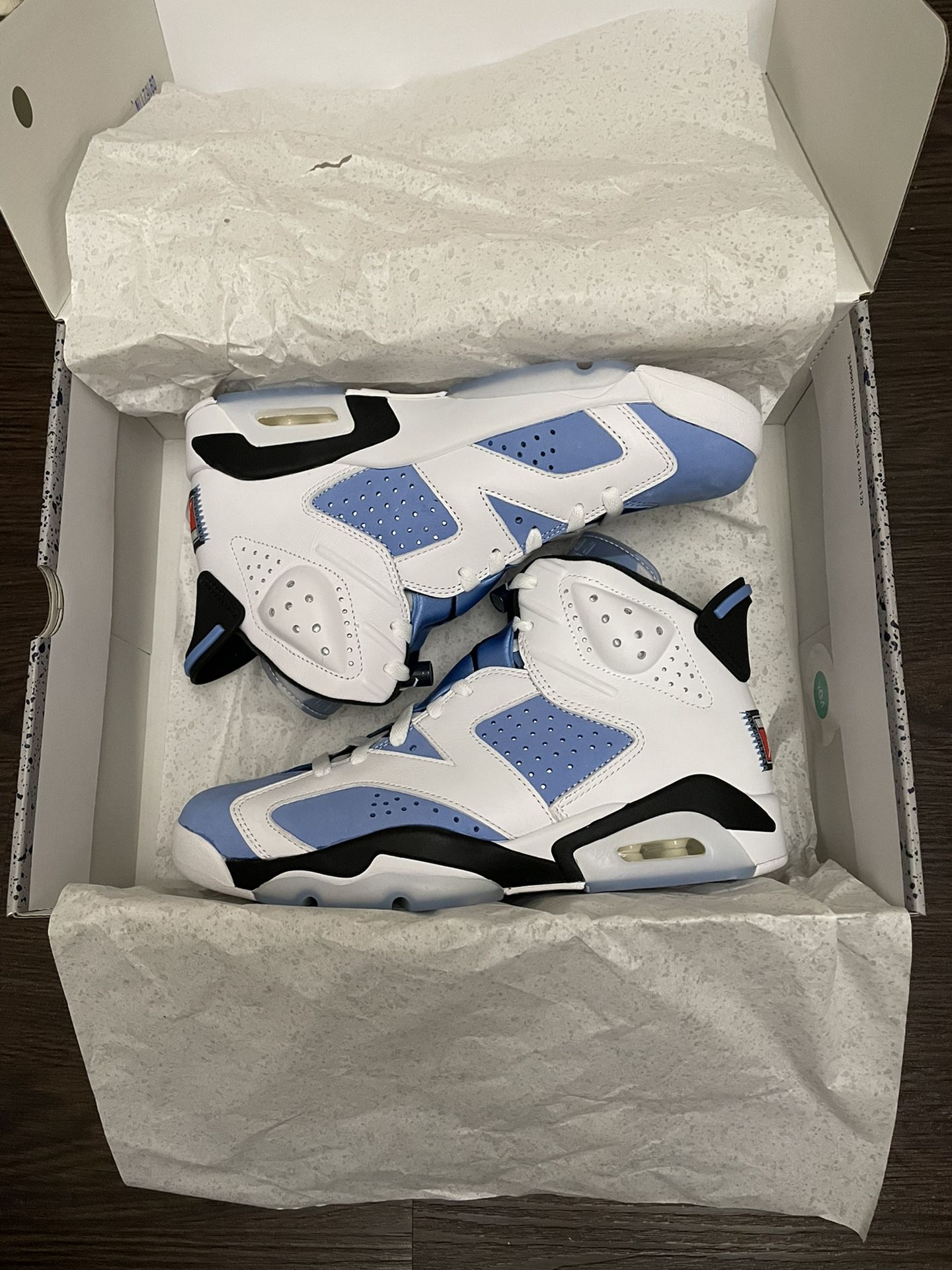 Nike Air Jordan 6 Retro OG University Blue “CT8529-410” Men’s Size 8 US !! Read Description❤️