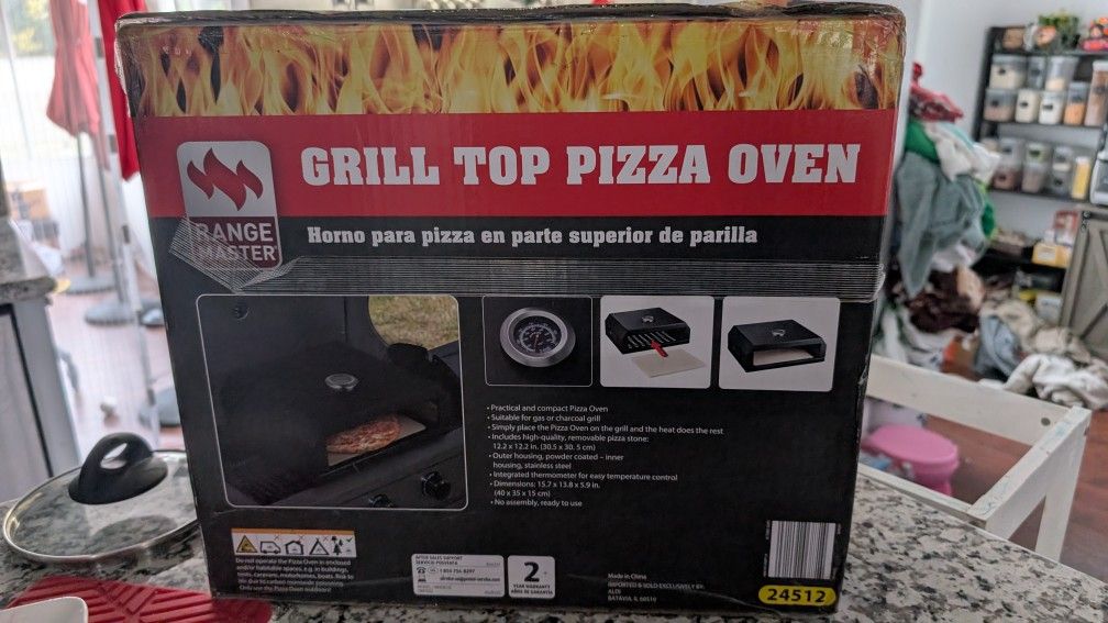 NEW Grill top Pizza Oven 