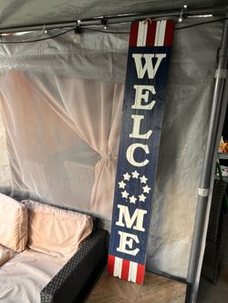 PORCH WELCOME SIGN