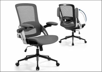 Ergonomic Mesh Office Chair with Flip-Up Arms