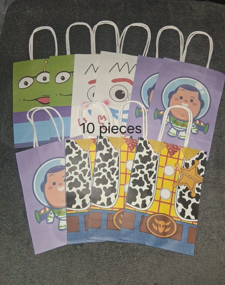 Toy Story Treat Bags 10 Pieces