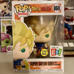 Super Saiyan Goku First Appearance Glow in the Dark Go! Exclusive Funko Pop