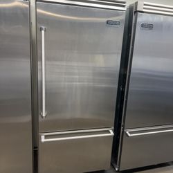 Viking 36”Wide Built In Bottom Freezer Refrigerator 