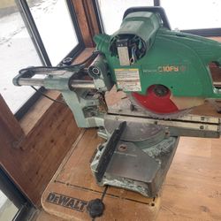 Hitachi Miter Saw With Stand 