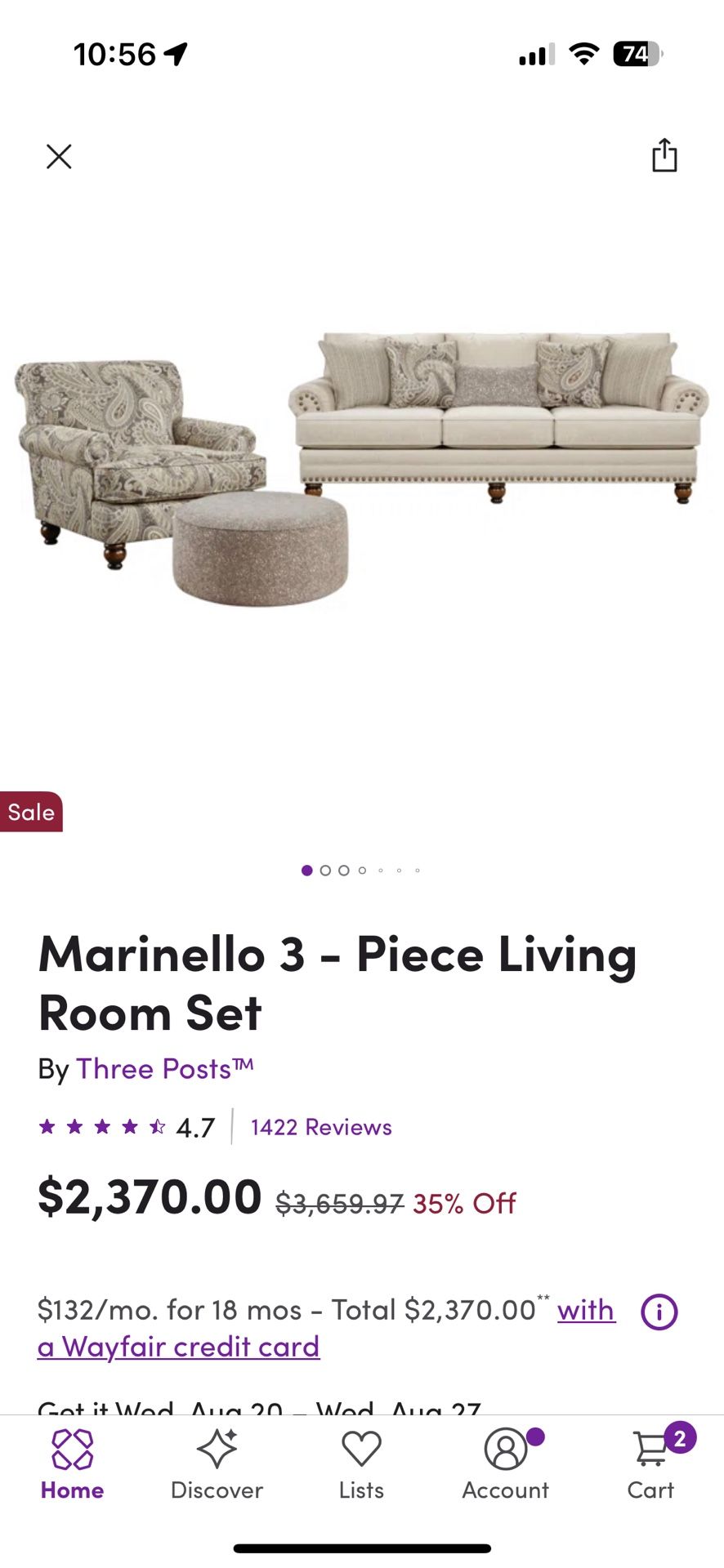 3-piece Living Room Set