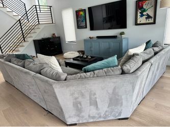 Crate & Barrel Axis Sectional Sofa