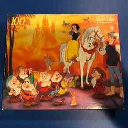 Vintage brand, new snow, White, and the seven dwarfs puzzle