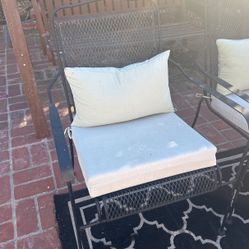 Set Of 4 Iron Outdoor Patio chairs