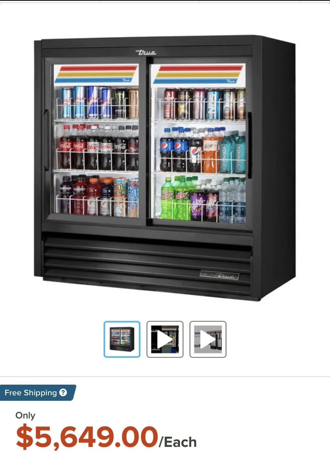 Commercial Cooler Brand New