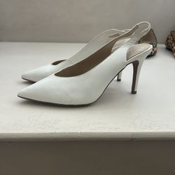 White Vince Camuto Heels