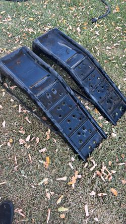 Oil change ramps