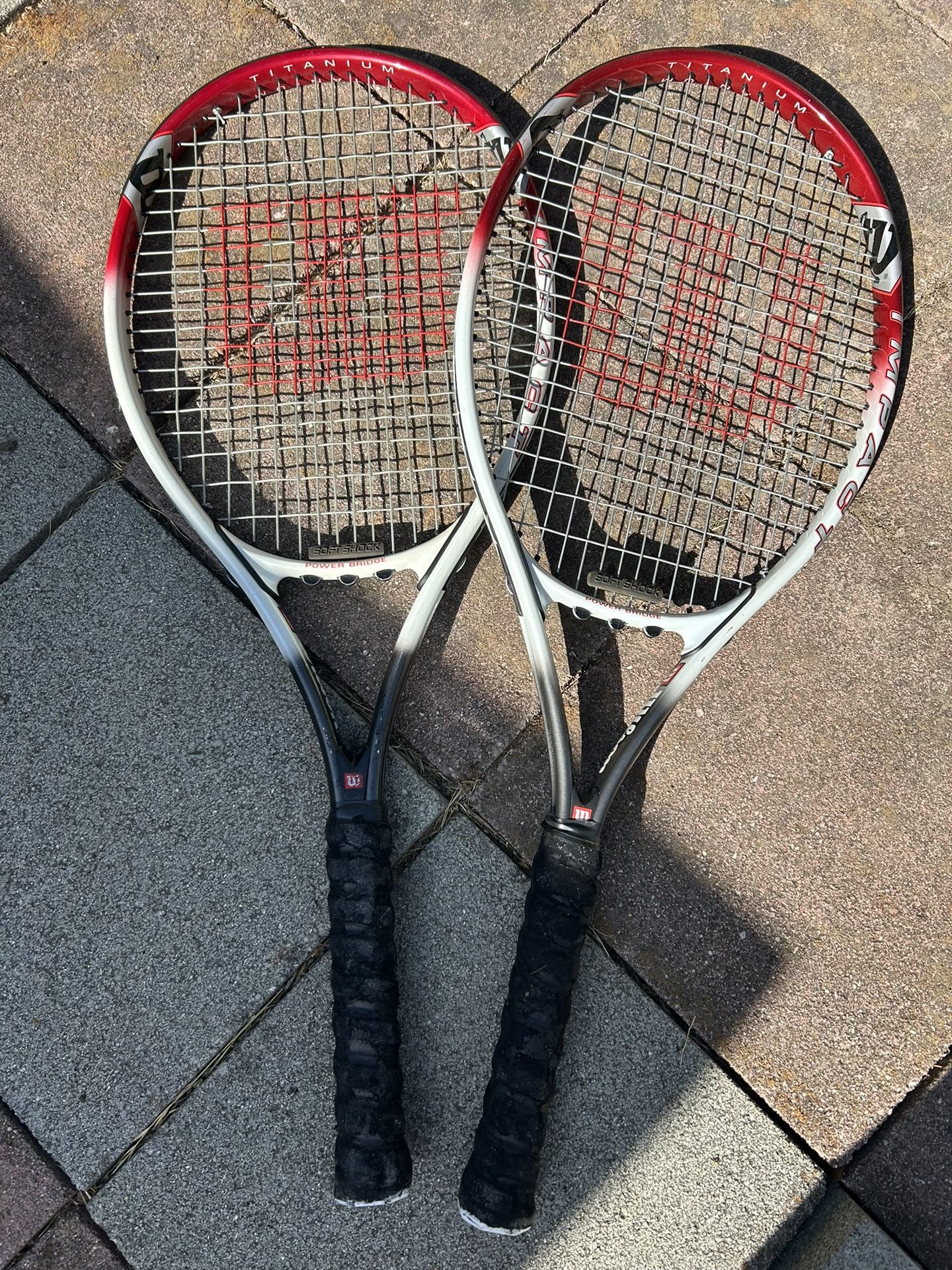 Wilson Titanium Impact Tennis Rackets (Set of 2)