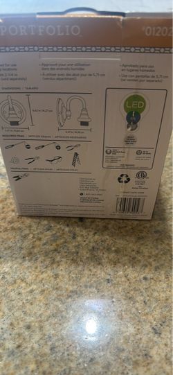 Portfolio Wall Light Fixture in Box