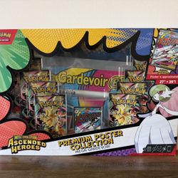 Pokemon TCG Ascended Heroes Premium Poster Collection Mega Gardevoir Sealed