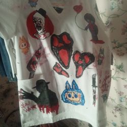 Hand painted And Designed By Local Artist Scrubs