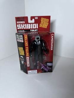 Skibidi Toilet Cameraman 6" Deluxe Figure Toy Limited Rare