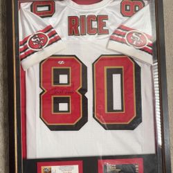 Signed Jerry Rice Jersey 