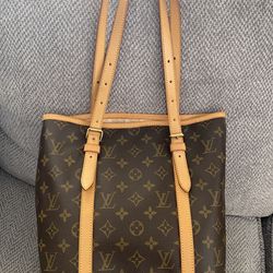 Louis Vuitton Bucket Bag GM Brown Canvas