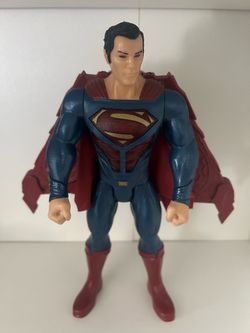 Mattel Man of Steel Superman 10" Deluxe Action Figure Glider Wings Cape 2013