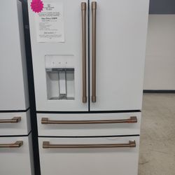 GE Cafe 30 Cu. Ft. SMART 4 Door French Door Refrigerator, Counter Depth