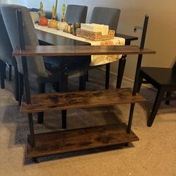 NEW Bestier 3 Tier Industrial Pipe Shelving, Floating Book Shelves for Wall, Storage Hanging Shelves with Towel Bar
