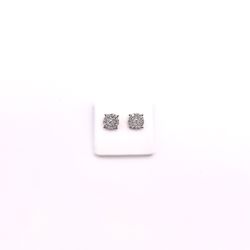 10K Diamond screw backs 1CT