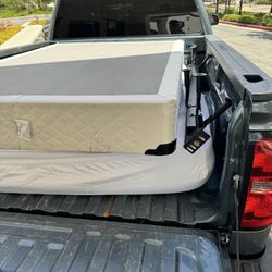 Full Bed, Box Spring And Frame
