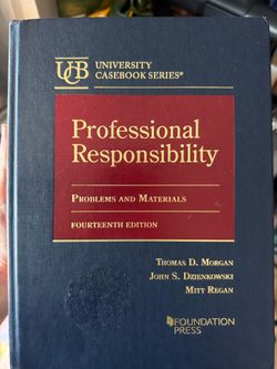 Professional responsibility law book